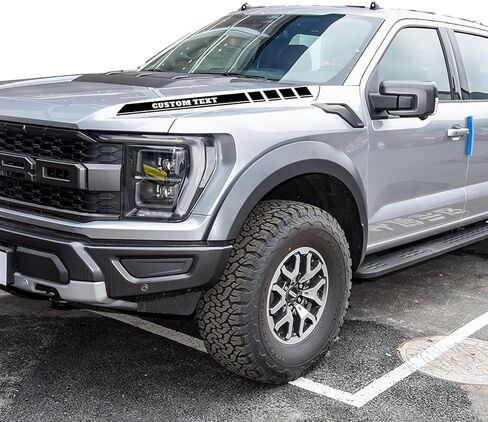 2.7L Twin Turbo Pickup Truck Engine Hood Decals Emblem for Ford F-150 Ecoboost V6 2Pcs (2.7 L) in Kuwait