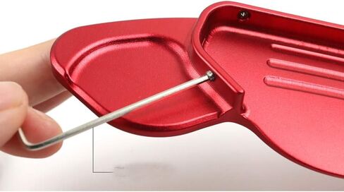 2Pcs Red Aluminum Paddle Shifter Car Steering Wheel Paddle Shifter Extension Cover for Jaguar F-Pace E-Pace XE XF XJ/for Land Rover Evoque, Discovery Range Rover Sport Accessories Trim (Red) in Saudi Arabia