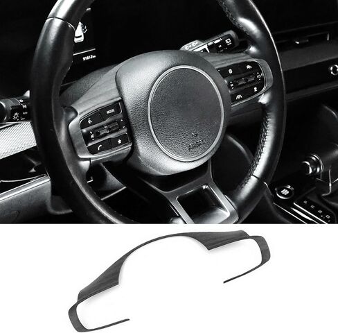 Steering Wheel Button Panel Cover Interior Steering Handle Button Frame Protective Sticker Compatible with Kia Sportage 2023-2025 Accessories (Glossy Red Style) in Saudi Arabia
