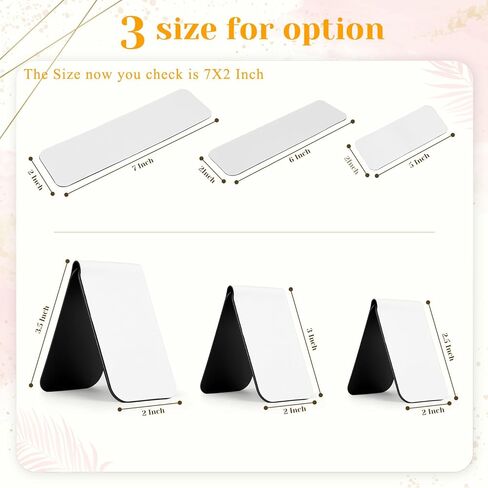 Magnetic Bookmarks Sublimation Blanks 2x7 Inch 10 PCS in Saudi Arabia