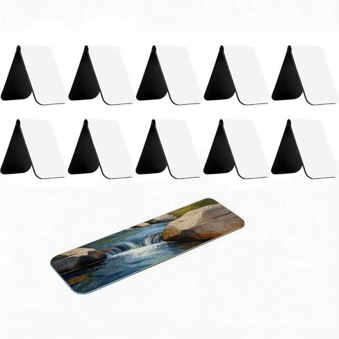Magnetic Bookmarks Sublimation Blanks 2x7 Inch 10 PCS in Saudi Arabia