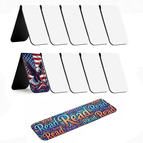 Magnetic Bookmarks Sublimation Blanks 2x7 Inch 10 PCS in Saudi Arabia