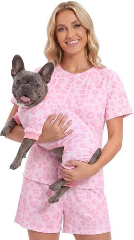 XPUDAC Matching Dog and Owner Clothes Dog Pajamas for Small Medium Dogs Stretchable Pet Onesies, Owner and Doggie Pjs are Sold Separately, XL in Kuwait
