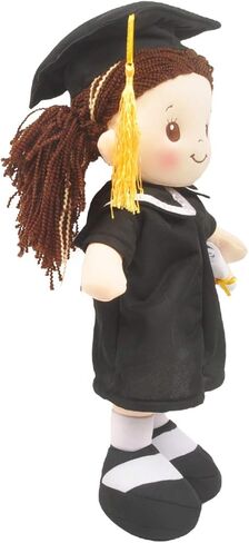 Linzy Congratulation 17"" Lea Graduation Doll, Black (L-95750) in Saudi Arabia