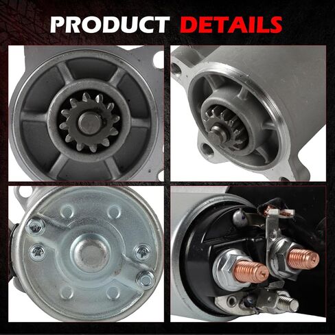 6646 Engine Starter 12V 1.4KW 12Teeth Fit for F150 1999-2013 4.6L 5.0L 5.4L 6.2L, for Navigator 09-14 5.4L, for Mustang 2005-2010 4.6L，for F250 F350 F450 Super Duty 99-13 in Kuwait