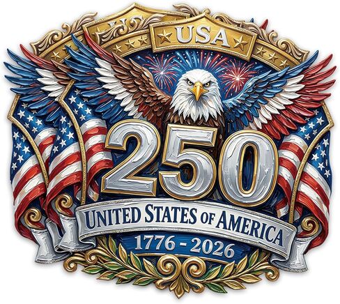 250th Anniversary USA Car Decal Sticker - 2Pcs America 250 Patriotic Stickers 1776-2026 America 250 Years Sticker 4th of July Back Window Decals for Trucks, Car, Pickup in Saudi Arabia