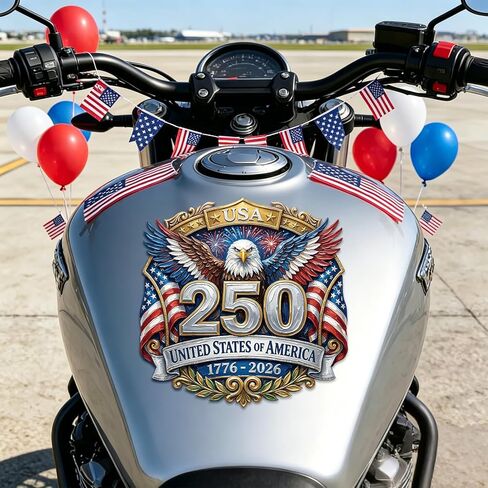 250th Anniversary USA Car Decal Sticker - 2Pcs America 250 Patriotic Stickers 1776-2026 America 250 Years Sticker 4th of July Back Window Decals for Trucks, Car, Pickup in Saudi Arabia