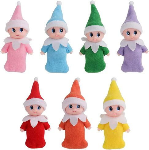 7 PCS Mini Baby Elf Twins Kindness Elves Craft Set Tiny Dolls for Girls Boys Kids Adults (Pack of 7 Pieces) in Saudi Arabia