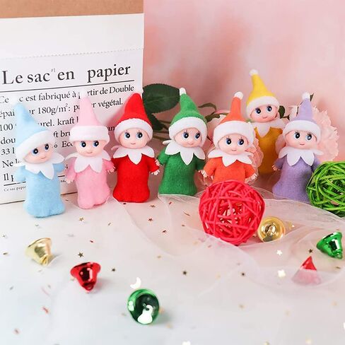 7 PCS Mini Baby Elf Twins Kindness Elves Craft Set Tiny Dolls for Girls Boys Kids Adults (Pack of 7 Pieces) in Saudi Arabia