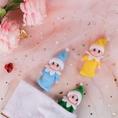 7 PCS Mini Baby Elf Twins Kindness Elves Craft Set Tiny Dolls for Girls Boys Kids Adults (Pack of 7 Pieces) in Saudi Arabia
