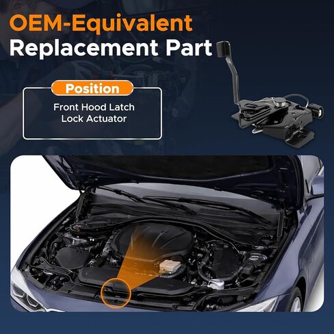 Front Hood Latch Lock Actuator Compatible with Ford F150 2021 2022 2023, Replaces for ML3Z16700E in Kuwait