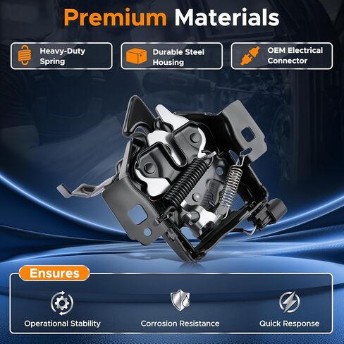 Front Hood Latch Lock Actuator Compatible with Ford F150 2021 2022 2023, Replaces for ML3Z16700E in Kuwait