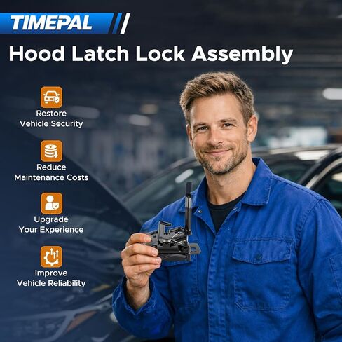 Front Hood Latch Lock Actuator Compatible with Ford F150 2021 2022 2023, Replaces for ML3Z16700E in Kuwait