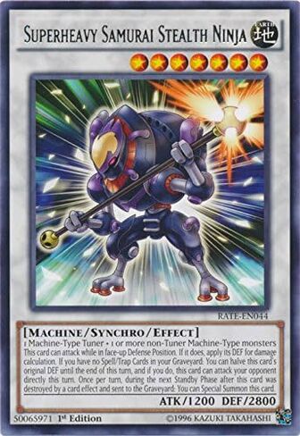 Yu-Gi-Oh! - Superheavy Samurai Stealth Ninja - RATE-EN044 - Rare - 1st Edition in Kuwait
