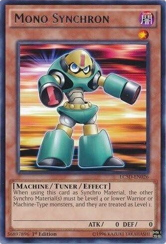 Yu-Gi-Oh! - Mono Synchron (LC5D-EN026) - Legendary Collection 5D's Mega Pack - 1st Edition - Rare by Yu-Gi-Oh! in Kuwait