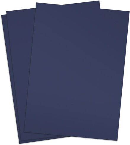 Sand Texture Polycovers - Square Corners - 12 Mil Letter Size - Navy - Durable and Elegant - 100 Pack in Kuwait