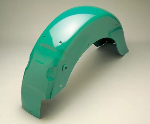 Raw Steel One-Piece Rear Fender W/Taillight Mount Fit For Harley FL 1980-1984 in Kuwait