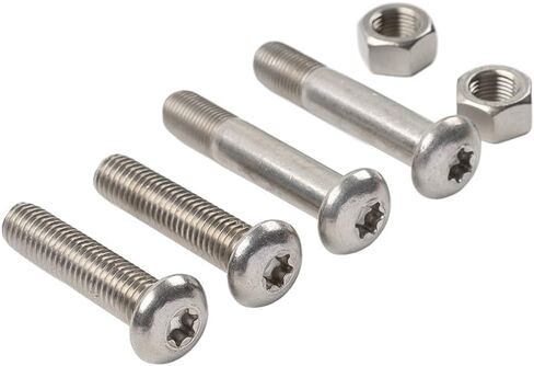 Cnfang4 Rear Shock Absorber Nut Bolt Mounting Screw Steel Silver for Harley Davidson for Sportster XL883 XL1200 2004-2016 in Saudi Arabia