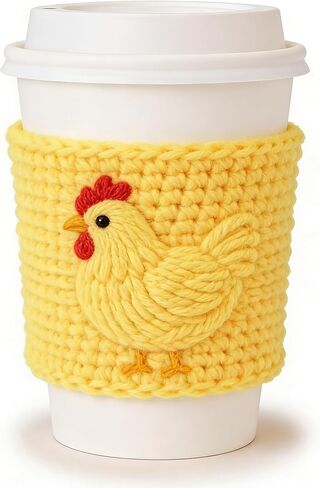 1Roll for Crocheting and Knitting-25g 60.15 Yards 4 Ply Craft Yarn for Scarves, Hats, Socks and DIY Handcrafts Projects (Chicken Yellow) in Kuwait