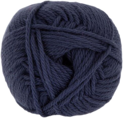 Hobby Lobby I Love This Cotton Medium Soft Skein Yarn for Crocheting & Knitting Blankets, Hats & Accessories, 180 Yards of 100% Cotton Yarn, Dark Denim in Kuwait