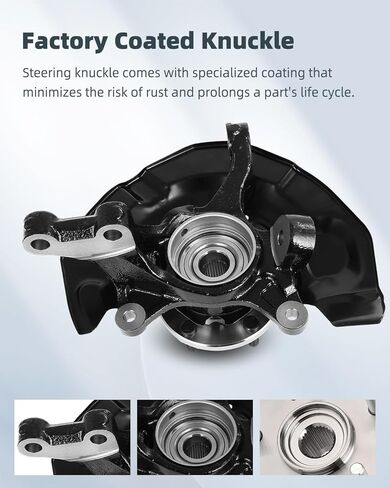 Wheel Bearing Hub Knuckle Assembly Front Right(Passenger side)2004 2005 2006 For Lexus ES330,For Toyota Camry XLE 3.0L;For Camry SE V6 3.3L,686-272 in Kuwait