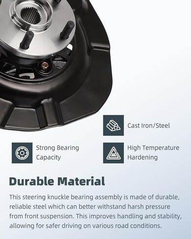 Wheel Bearing Hub Knuckle Assembly Front Right(Passenger side)2004 2005 2006 For Lexus ES330,For Toyota Camry XLE 3.0L;For Camry SE V6 3.3L,686-272 in Kuwait