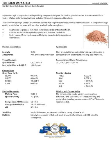 Cerium Oxide Glass Polishing Kit, Glass and Windshield Scratch Removal Kit, 8 Oz of Gordon Glass Cerium Oxide Polishing Powder, 3 inch Felt Polishing Buffing Wheel in Saudi Arabia