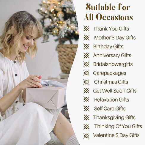 pengtai Thank You Gift for Women | 9 PCS Self Care Gifts | Appreciation Gift Basket for Teacher, Coworker, Friend, Nurse | Perfect for Christmas, Birthday, Retirement, Get Well Soon Gifts for Women in Saudi Arabia