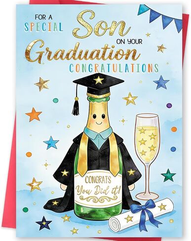 Missonemi Master’s Degree Graduation Card, Congratulations on Your Master’s Degree Card, Master’s Graduation Card, Proud of You Graduate Card, Graduate School Graduation Greeting Card in Saudi Arabia