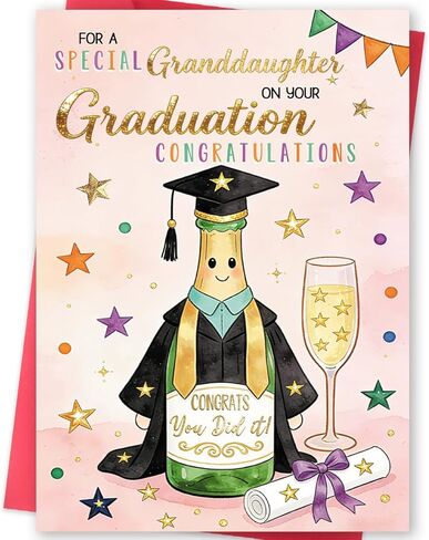 Missonemi Master’s Degree Graduation Card, Congratulations on Your Master’s Degree Card, Master’s Graduation Card, Proud of You Graduate Card, Graduate School Graduation Greeting Card in Saudi Arabia