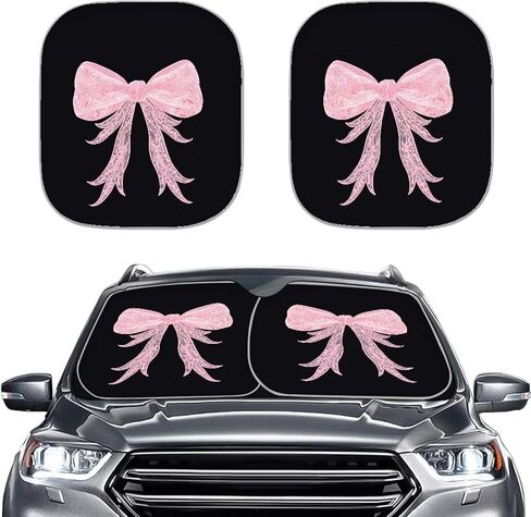 Drving Corgi Car Windows Front Sunshade السيارات الزجاج الأمامي الشمس الظل 2 قطعة السيارات الظل عاكس سيارة ظلة الأشعة فوق البنفسجية حماية الشمس والدليل السيارات الظل in Kuwait