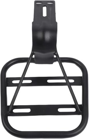 Steel Electric Bike Rear Rack Bracket, 24.5x18.5x16.5cm Cargo Carrier Mount for E-Bicycles with Rear Mounting Holes, Black Trunk Support Frame for Cycling Luggage and Panniers in Kuwait