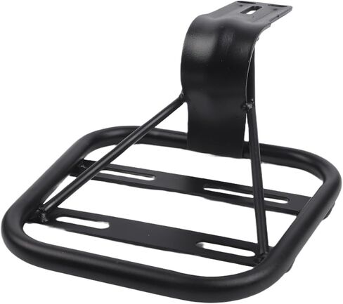Steel Electric Bike Rear Rack Bracket, 24.5x18.5x16.5cm Cargo Carrier Mount for E-Bicycles with Rear Mounting Holes, Black Trunk Support Frame for Cycling Luggage and Panniers in Kuwait