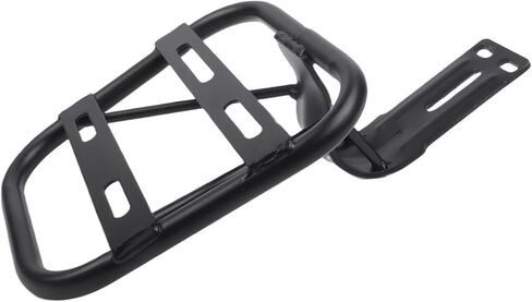 Steel Electric Bike Rear Rack Bracket, 24.5x18.5x16.5cm Cargo Carrier Mount for E-Bicycles with Rear Mounting Holes, Black Trunk Support Frame for Cycling Luggage and Panniers in Kuwait