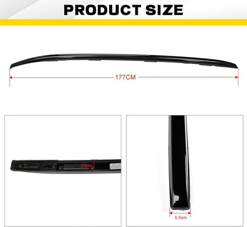 Roof Rack Side Rails Compatible with Toyota RAV4 2019 2020 2021 2022 2023 2024 2025 Models Black Aluminum Alloy Roof Top Cross Bar Cargo Carrier in Saudi Arabia
