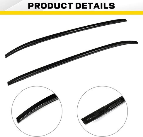 Roof Rack Side Rails Compatible with Toyota RAV4 2019 2020 2021 2022 2023 2024 2025 Models Black Aluminum Alloy Roof Top Cross Bar Cargo Carrier in Saudi Arabia