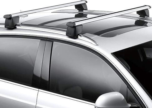 Auto Dynasty Roof Rack Cross Bars Compatible with 2009-2017 Audi Q5, 165lbs Rooftop Cargo Bars Aluminum Anti-Corrosion Roof Rails for Luggage Bike Kayak Racks in Kuwait