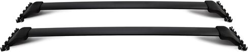 ALMULOO Roof Rack Cross Bar Set Compatible with 2009-2015 Honda Pilot with Side Rails Roof Rail Crossbar Luggage Cargo Bag Carrier Black 165LBS in Kuwait