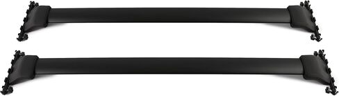 ALMULOO Roof Rack Cross Bar Set Compatible with 2009-2015 Honda Pilot with Side Rails Roof Rail Crossbar Luggage Cargo Bag Carrier Black 165LBS in Kuwait