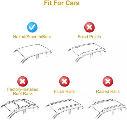 Aluminum Roof Rack Cross Bars Compatible with Honda Accord 2018-2022 Anti Theft Crossbars Rooftop Storage Cargo Luggage Carrier 2PCS Black Without Roof Rail in Saudi Arabia