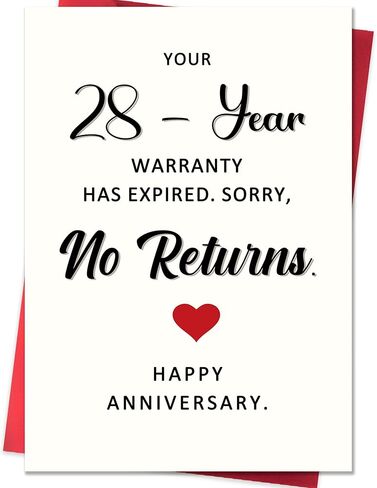 Funny 16 Year Anniversary Card,16th Wedding Anniversary Card Gifts for Husband Wife Couples,16 Year Anniversary Cards Gifts for Him Her Women Men in Kuwait