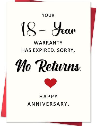 Funny 16 Year Anniversary Card,16th Wedding Anniversary Card Gifts for Husband Wife Couples,16 Year Anniversary Cards Gifts for Him Her Women Men in Kuwait
