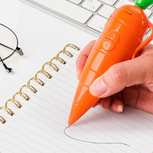 Carrot Pen, Cute 60-Second Voice Recorder for Kids, Smooth-Writing Ballpoint Pen - Fun & Creative Gifts for Kids, Students, Teachers in Saudi Arabia