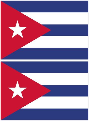 2 Pack Cuba Cuban Flag Magnet for Car – 4x6 Inches Heavy Duty Automotive Magnet for Car, Truck, SUV – Sticks to Any Magnetic Surface – Show Pride to Cuban Pride in Saudi Arabia