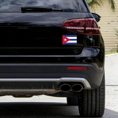 2 Pack Cuba Cuban Flag Magnet for Car – 4x6 Inches Heavy Duty Automotive Magnet for Car, Truck, SUV – Sticks to Any Magnetic Surface – Show Pride to Cuban Pride in Saudi Arabia