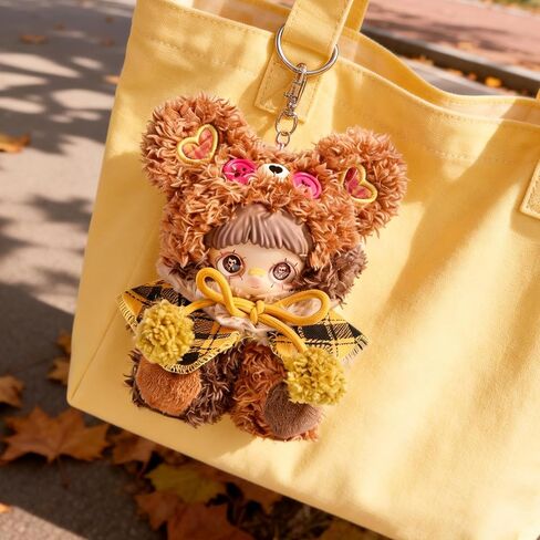 POP JOY Plush Blindbox Maymei Tiny Bear Cookie Series Mystery Stuffed Box Soft Vinyl Plush Figure with Outfit CuteGlass Tracking Eyes Collectible Kawaii Keychain Toy 3+ Single Box in Saudi Arabia