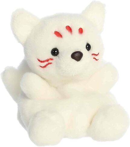 Aurora® Adorable Palm Pals™ Akari Kitsune™ Stuffed Animal - Fun Collectible Plush for Kids and Adult Collectors - Perfect for Decorating Rooms and Birthday Gifts - White 5 Inches in Kuwait
