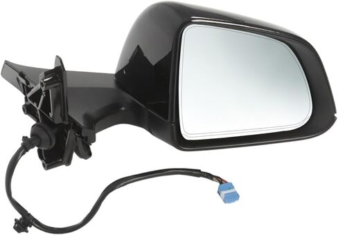 Black Right Passenger Side Mirror Assembly Compatible with Model Y 2020-2024 w/Heated & Automatic Folding and Memory 159411200B 1594112-00-B (13 Pins) in Kuwait