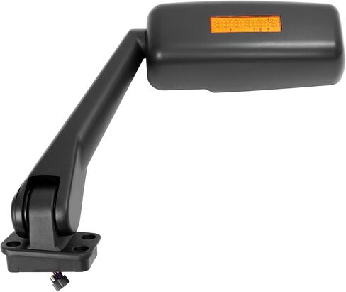 مرآة الرؤية الخلفية HECASA يمينًا مع ضوء الانعطاف متوافق مع 2003-2009 Chevy شيفروليه Kodiak/GMC Topkick C4500 C5500 C6500 C7500 GMC Topkick C8500 مرآة الباب اليدوية استبدال الجانب الأيمن لـ 25886104 in Kuwait