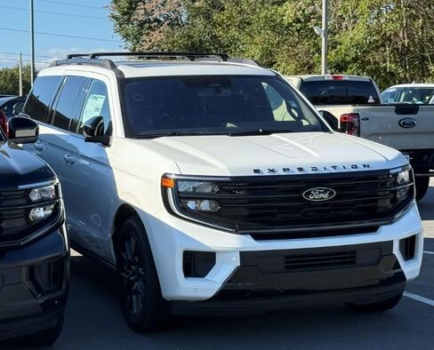 Fits Ford Expedition 2007–2025 Roof Rack Cross Bars – Raised Roof Rails Only, 330 lb Capacity, Lockable Aluminum, T-Slot Channel, No-Drill Install (Silver, Gen 5, 2025-UP) in Saudi Arabia
